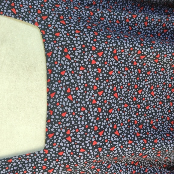 Ulle Popken Navy Red Hearts  Patterned Knit Dress Plus Size NWT Sz  24/26 - Picture 7 of 10